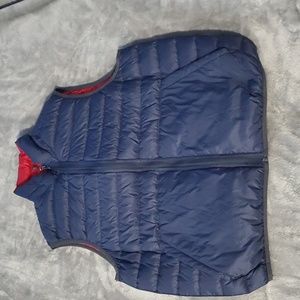 Hawke & Co Reversable Lightweight Duck Down Feather Puffer Vest Jacket Size L